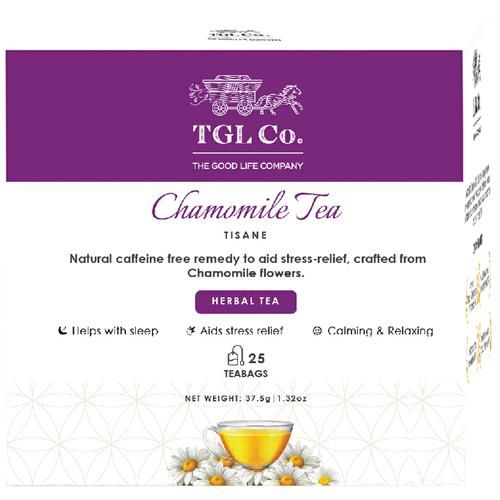 TGL Co. Chamomile Tea Bags, 37.5 g (25 Bags x 1.5 g each)-1.webp